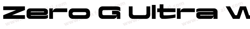 Zero G Ultra Wide Re字体转换